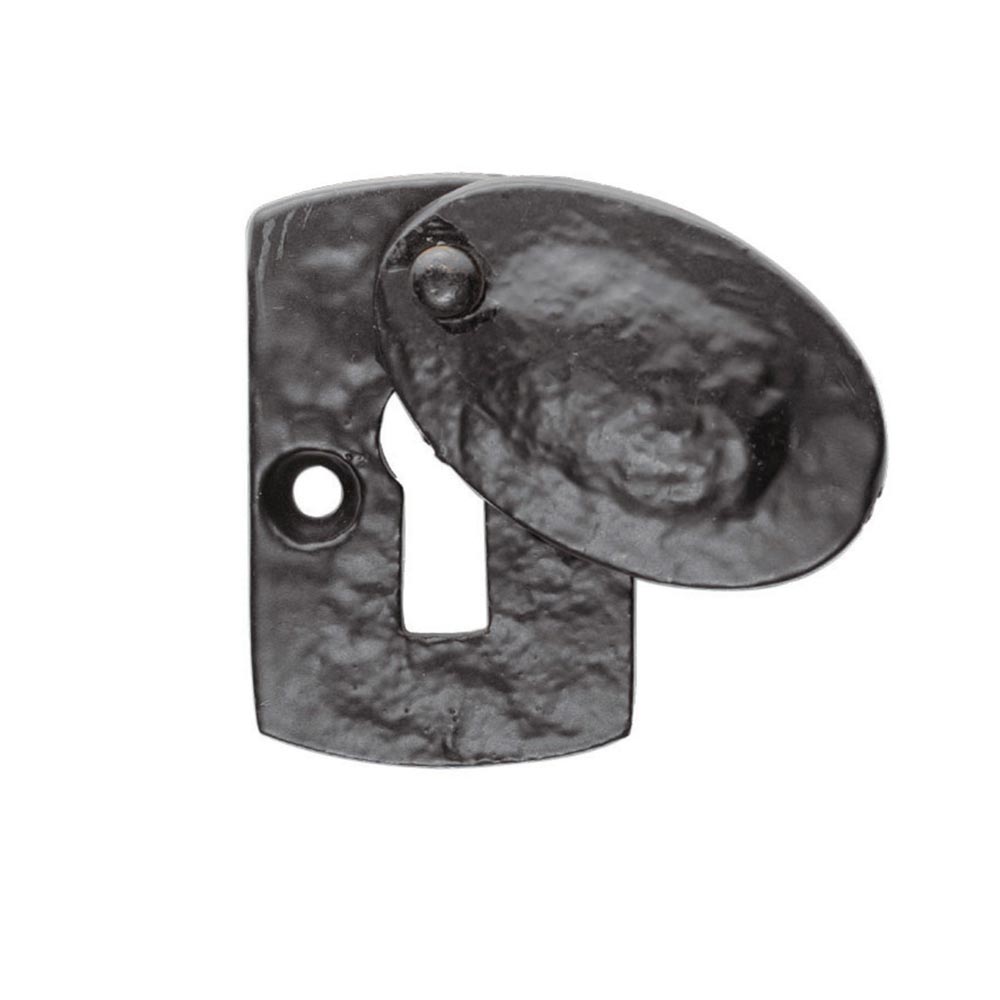 Devoran Covered Escutcheon - Black